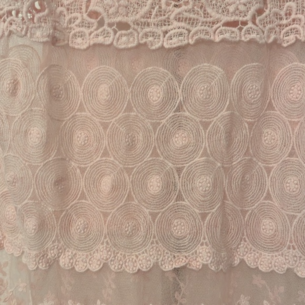 Body Central Pink Lace Tank Top - Picture 7 of 9